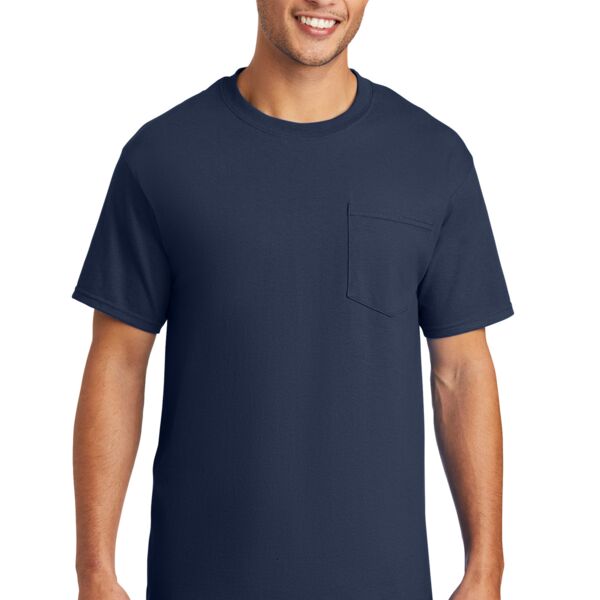 Port & Co 6.1oz Pocket Tee Thumbnail