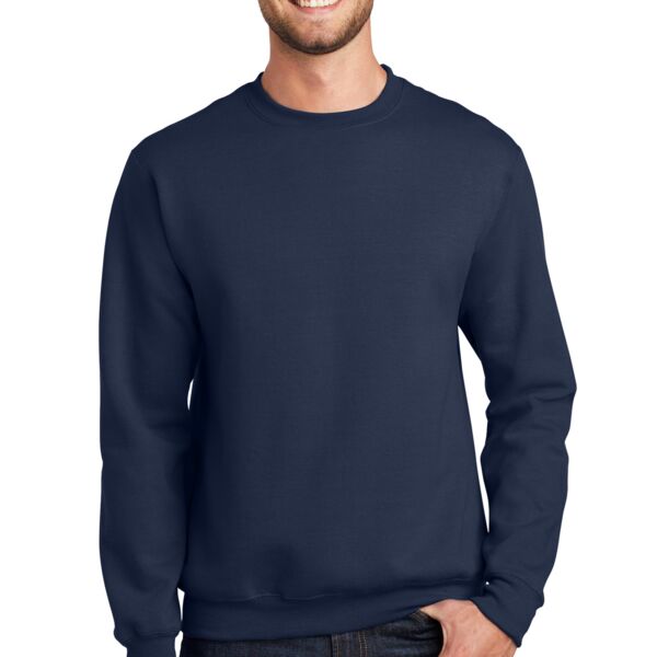 Port & Co 9oz Fleece Crewneck Sweatshirt Thumbnail
