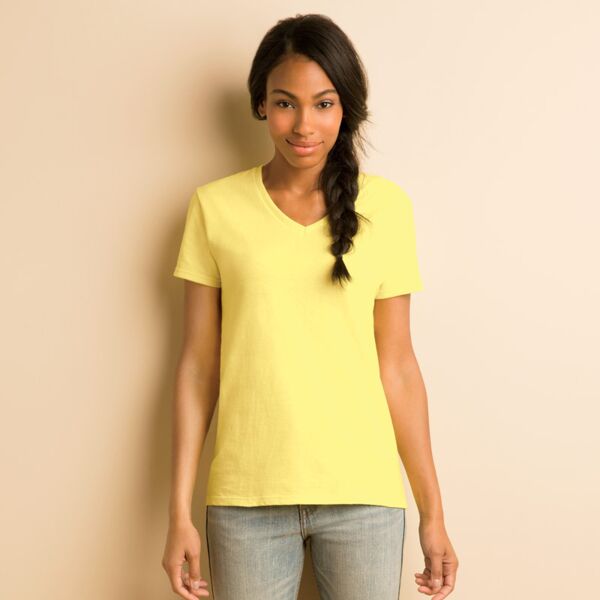 Gildan Heavy Cotton™ Ladies' V-Neck T-Shirt Thumbnail
