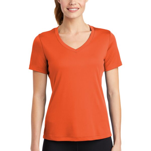 Sport Tek Ladies PosiCharge ® Competitor™ V Neck Tee Thumbnail
